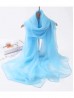 Chiffon Solid Color Fashion Scarf